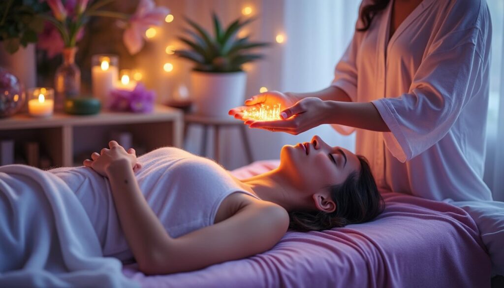 découvrez les bienfaits d’un soin énergétique à domicile, une méthode pratique et tout aussi puissante pour harmoniser votre énergie et favoriser votre bien-être.
