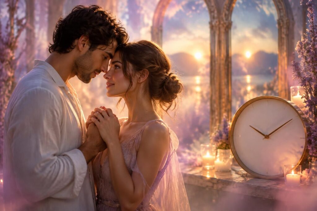 découvre ce que l’heure miroir 10h10 révèle sur ton couple, tes sentiments et l’évolution de ta vie amoureuse.